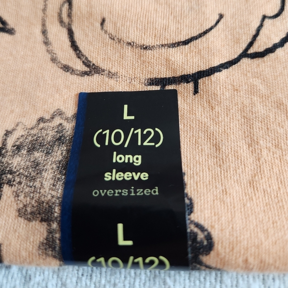 Art Class Orange Peanuts T-Shirt - L(10-12) - Picture 15 of 15